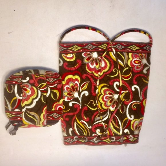 Vera Bradley Backpack Plus Bonus Cosmetic Bag Lot main image 8